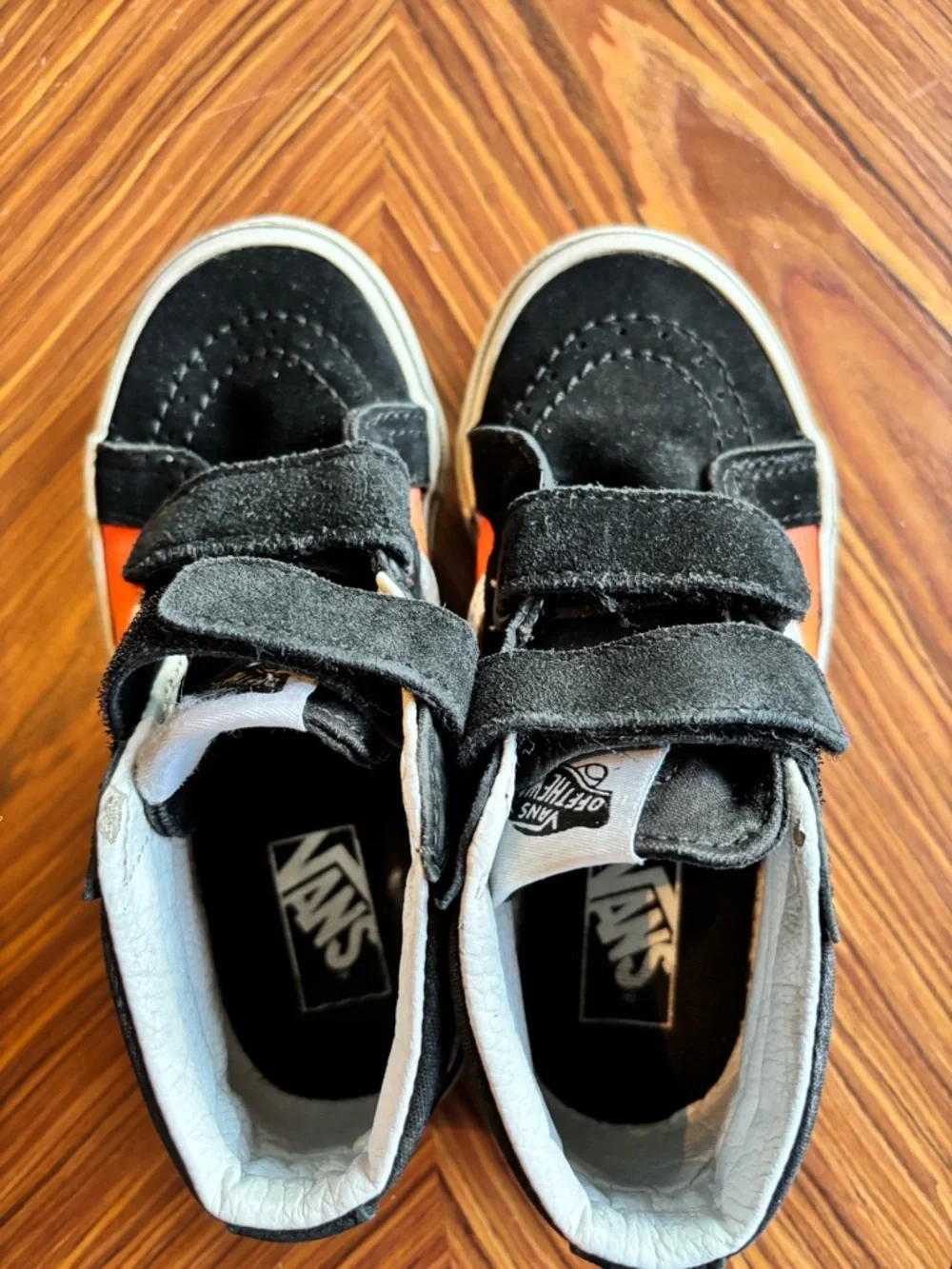 VAN’S Off The Wall Kids Sk8-Mid Reissue V "Flame Logo Repeat 12.5 - Picture 5 of 7